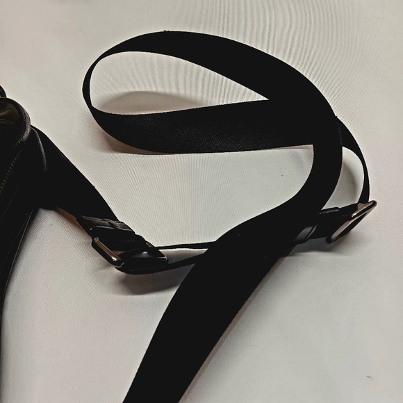 Coach F73338 Houston Flight Bag Black Embossed Signature Leather GUC - Picture 13 of 16